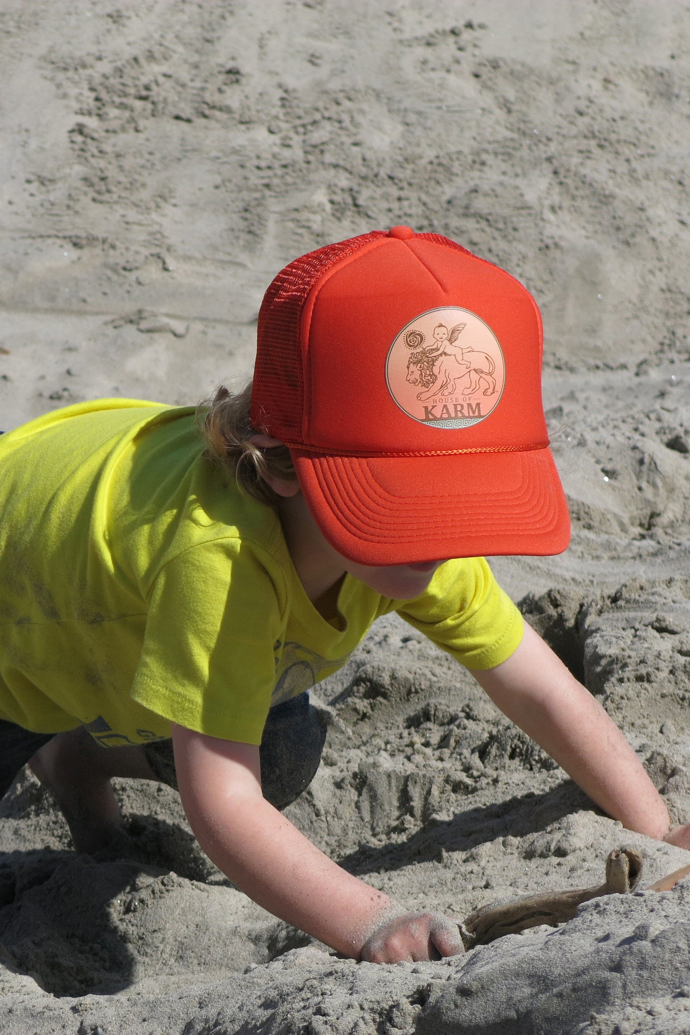 The House of Karm Trucker Hat, in Cali Orange /// RE-STOCKED