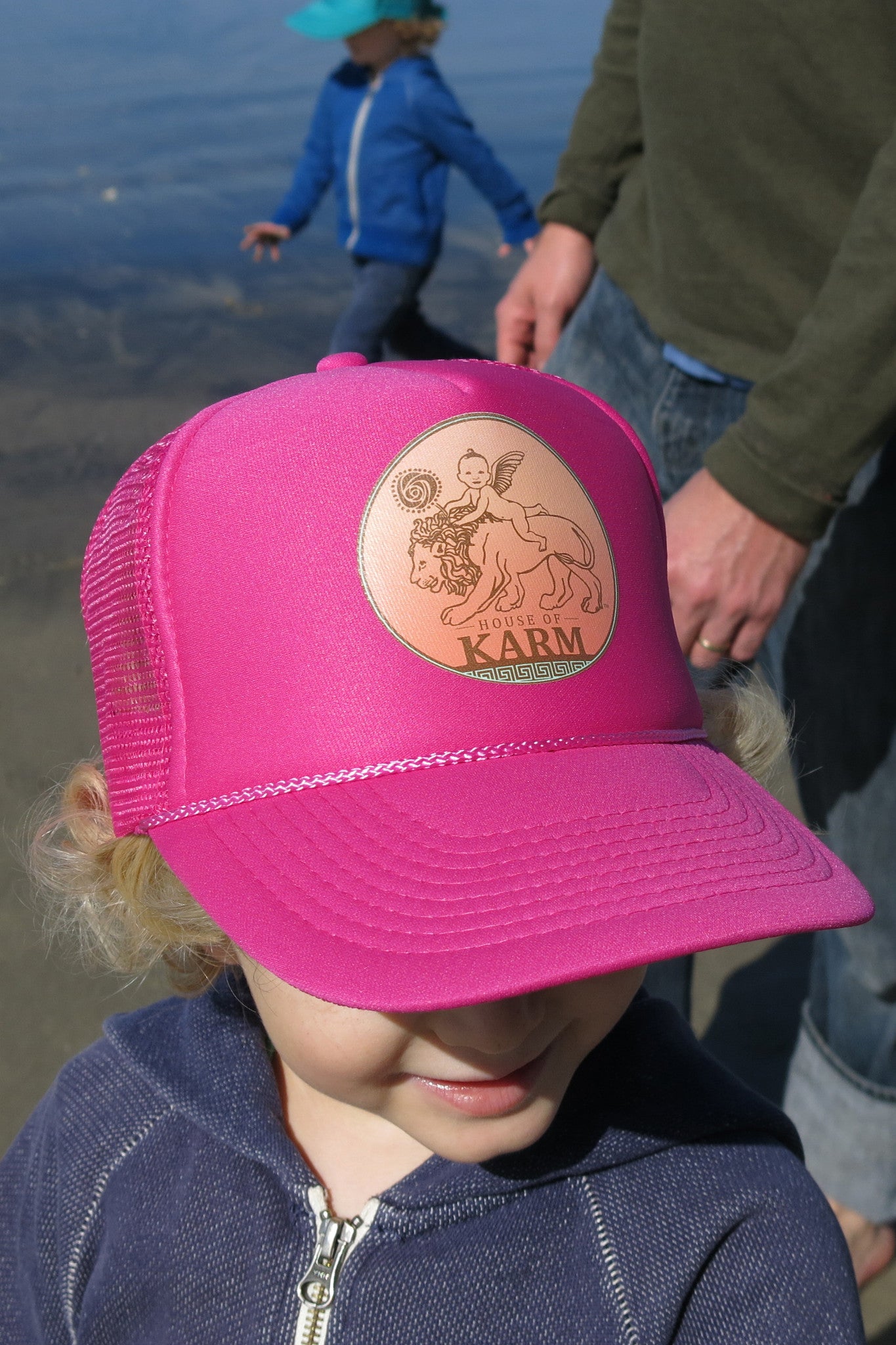 The House of Karm Trucker Hat, in Hot Pink  /// RE-STOCKED