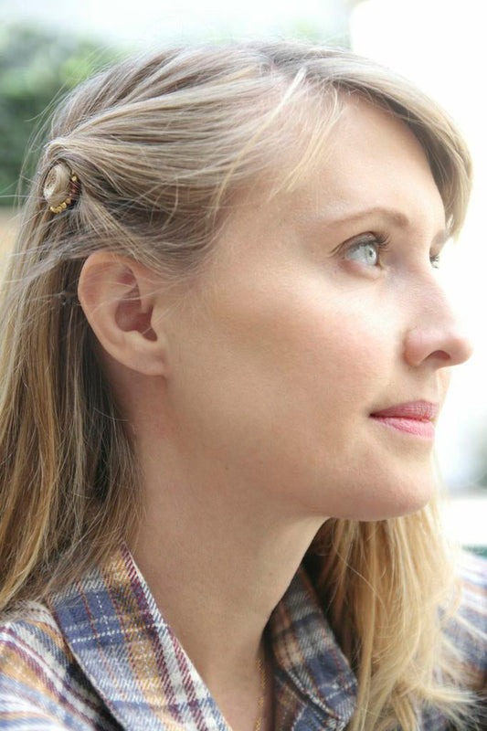 The Sand Gold Nugget Bobby Pin